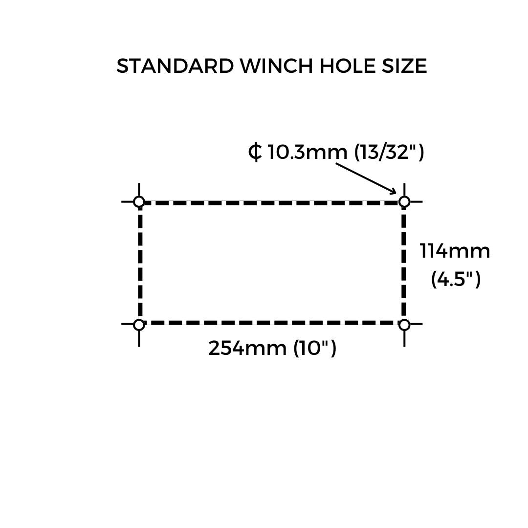 Mudstuck 12000lbs Winch 12V with Dyneema