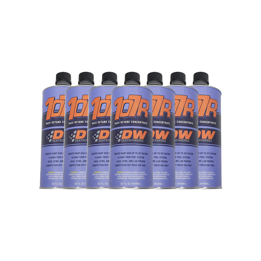 DeatschWerks 107R Race Octane Booster 32oz cans, case of 8