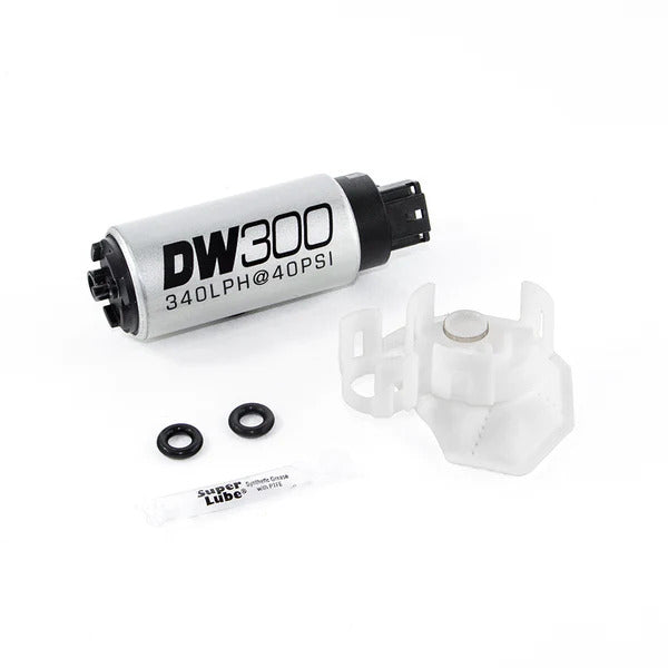 DW EVO X 340lph compact fuel pump w/ 9-1026 install kit