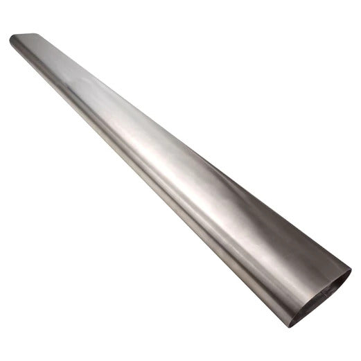 PROFLOW OVAL EXHAUST TUBING, STRAIGHT, 3.50'' NOMINAL DIAMETER, 110X50MM, STAINLESS STEEL, 1 METER LENGTH